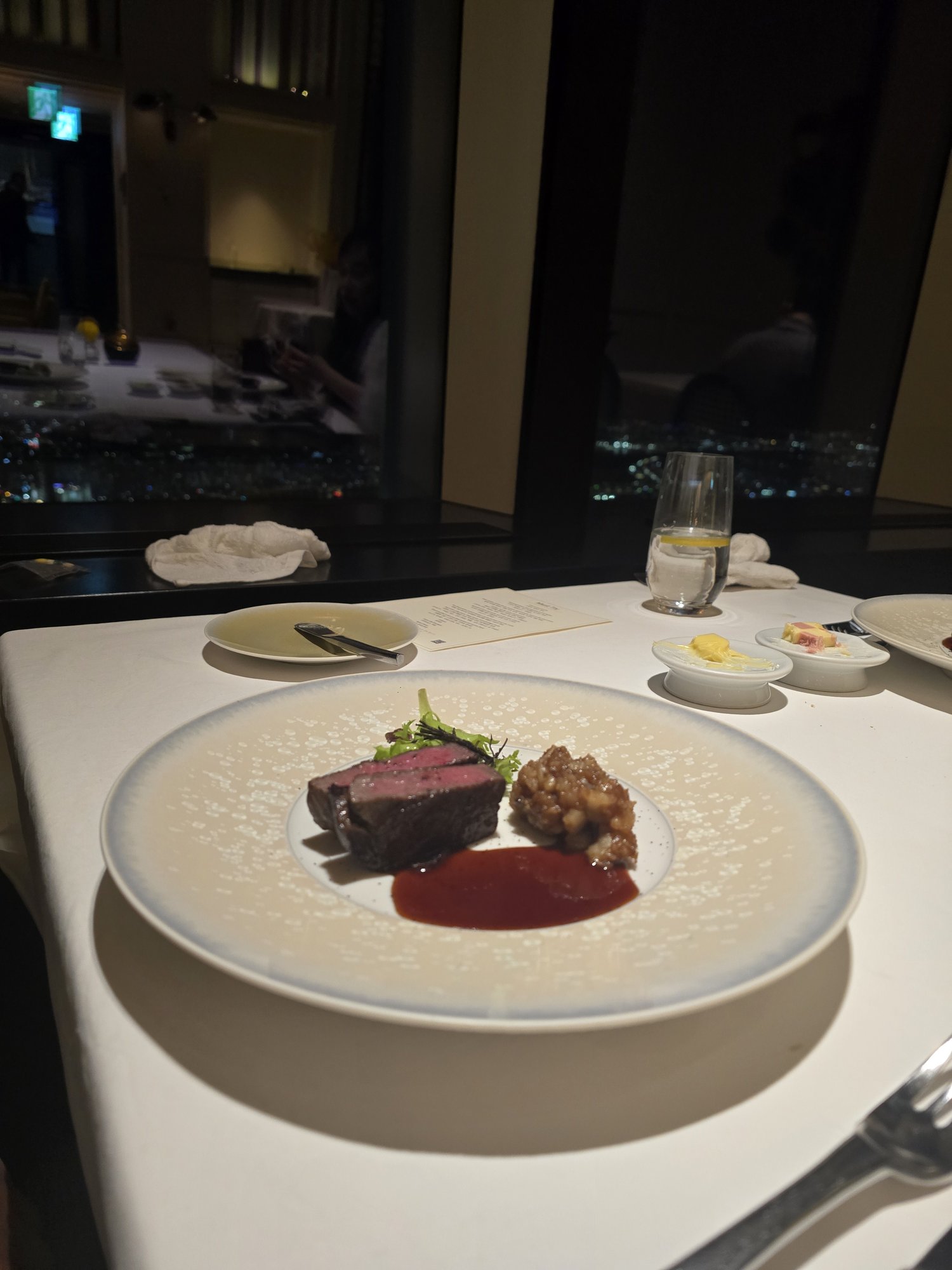 Han-woo beef with potato and marrow