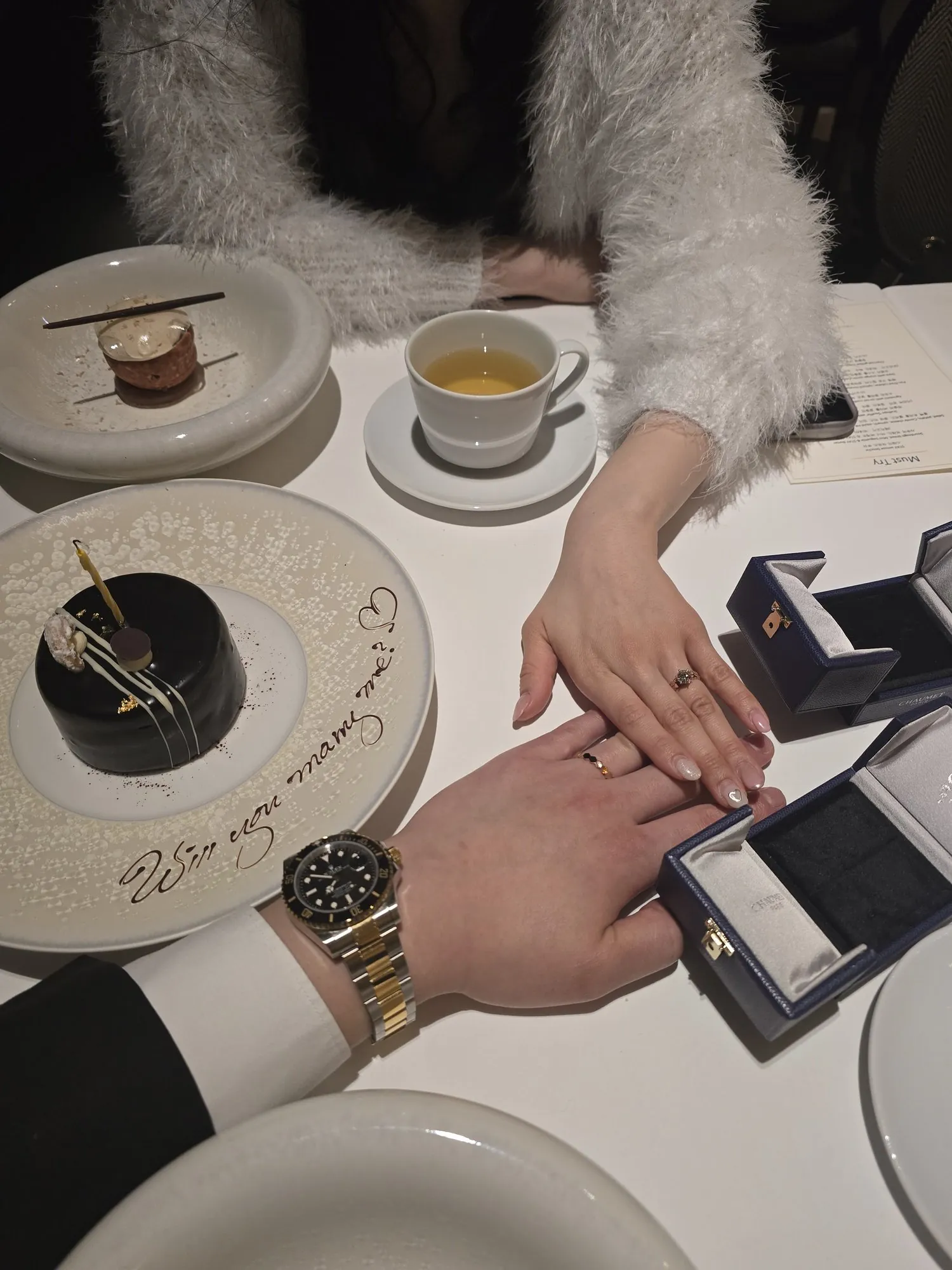 The ring - she said yes